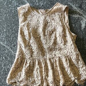 Lace tank top